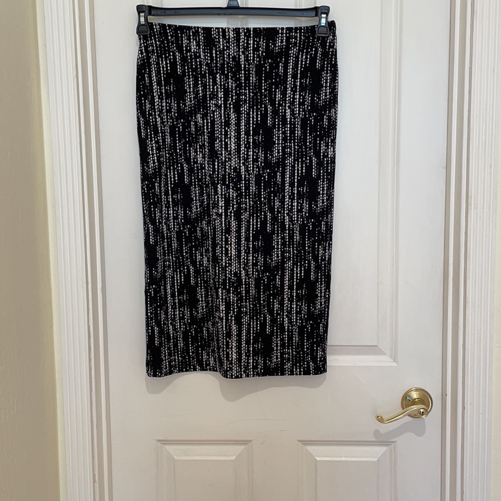 Bobeau shirt and midi skirt matching set
